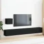 4-teiliges TV-Möbelset in schwarzer Eiche aus Holzwerkstoff von , TV-Möbel - Ref: Foro24-3333061, Preis: 151,29 €, Rabatt: %
