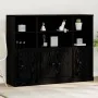 Sideboard aus schwarzer Eiche 132x35,5x103,5 cm Verarbeitetes Holz von , Sideboards - Ref: Foro24-3333077, Preis: 199,06 €, R...