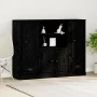 Schrank aus schwarzer Eiche 132x35,5x103,5 cm Crafted Wood von , Sideboards - Ref: Foro24-3333078, Preis: 204,88 €, Rabatt: %