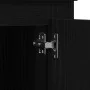 Schrank aus schwarzer Eiche 132x35,5x103,5 cm Crafted Wood von , Sideboards - Ref: Foro24-3333078, Preis: 204,88 €, Rabatt: %