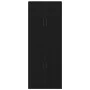 2 pcs Black Oak Cabinets 69.5x34x180 cm Processed Wood by , Sideboards - Ref: Foro24-3333102, Price: 161,51 €, Discount: %