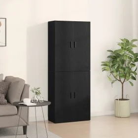 2 pcs Black Oak Cabinets 69.5x34x180 cm