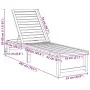2 pcs Solid Teak Wood Sun Loungers, Solid Teak Wood Sun Lounger by , Loungers - Ref: Foro24-3333828, Price: 282,86 €, Discoun...