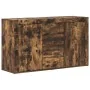 Smoked Oak Sideboard Processed Wood 120 x 36 x 69 cm Sideboard | Foro24.es | Tu tienda online para hogar, jardín y más Foro24.es