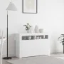 Weißes Sideboard aus weißem Sperrholz 116 x 30 x 75 cm | Foro24.es | Tu tienda online para hogar, jardín y más Foro24.es