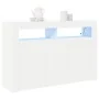 White White Plywood Sideboard 116 x 30 x 75 cm by , Sideboards - Ref: Foro24-3333876, Price: 137,58 €, Discount: %