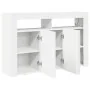 Weißes Sideboard aus weißem Sperrholz 116 x 30 x 75 cm | Foro24.es | Tu tienda online para hogar, jardín y más Foro24.es