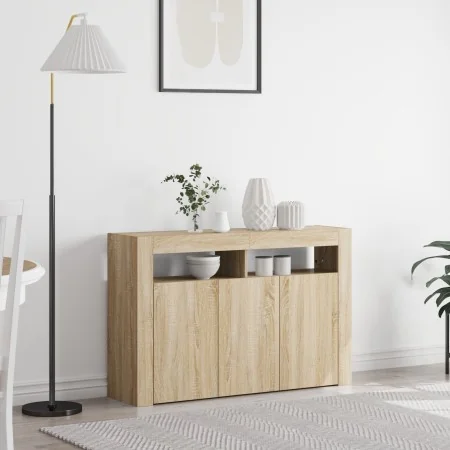 Mueble de Almacenamiento Roble Sonoma Madera contrachapada de , Aparadores - Ref: Foro24-3333878, Precio: 140,38 €, Descuento: %