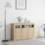 Mueble de Almacenamiento Roble Sonoma Madera contrachapada de , Aparadores - Ref: Foro24-3333878, Precio: 140,38 €, Descuento: %