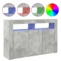 Aparador Gris Cemento Madera de Ingeniería 116 x 30 x 75 cm de , Aparadores - Ref: Foro24-3333879, Precio: 140,38 €, Descuent...