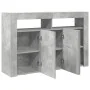 Aparador Gris Cemento Madera de Ingeniería 116 x 30 x 75 cm de , Aparadores - Ref: Foro24-3333879, Precio: 140,38 €, Descuent...