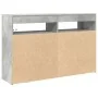 Aparador Gris Cemento Madera de Ingeniería 116 x 30 x 75 cm de , Aparadores - Ref: Foro24-3333879, Precio: 140,38 €, Descuent...