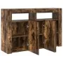 Sideboard aus geräucherter Eiche Holzwerkstoff 116 x 30 x 75 cm von , Sideboards - Ref: Foro24-3333880, Preis: 138,04 €, Raba...