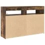 Aparador Roble Ahumado Madera Ingenierizada 116 x 30 x 75 cm de , Aparadores - Ref: Foro24-3333880, Precio: 138,04 €, Descuen...