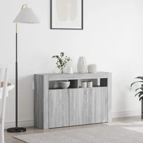 Sonoma Gray Composite Wood Sideboard 116 x 30 x
