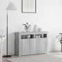 Sonoma Gray Composite Wood Sideboard 116 x 30 x 75 cm Sideboard | Foro24.es | Tu tienda online para hogar, jardín y más Foro24.es