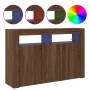 Brown Oak Sideboard Engineered Wood 116 x 30 x 75 cm | Foro24.es | Tu tienda online para hogar, jardín y más Foro24.es