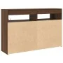 Brown Oak Sideboard Engineered Wood 116 x 30 x 75 cm | Foro24.es | Tu tienda online para hogar, jardín y más Foro24.es
