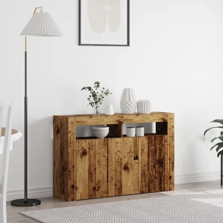 Old Wood Sideboard Engineered Wood 116 x 30 x 75 cm Sideboard | Foro24.es | Tu tienda online para hogar, jardín y más Foro24.es