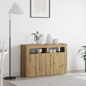 Artisan Oak Sideboard Engineered Wood 116 x 30 x