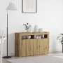 Artisan Oak Sideboard Engineered Wood 116 x 30 x 75 cm | Foro24.es | Tu tienda online para hogar, jardín y más Foro24.es