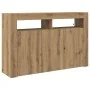 Artisan Oak Sideboard Engineered Wood 116 x 30 x 75 cm | Foro24.es | Tu tienda online para hogar, jardín y más Foro24.es
