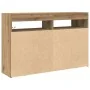 Artisan Oak Sideboard Engineered Wood 116 x 30 x 75 cm | Foro24.es | Tu tienda online para hogar, jardín y más Foro24.es
