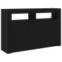 Black Oak Sideboard Engineered Wood 116 x 30 x 75 cm | Foro24.es | Tu tienda online para hogar, jardín y más Foro24.es