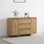 Handgefertigtes Sideboard aus Eiche aus massivem Eichenholz | Foro24.es | Tu tienda online para hogar, jardín y más Foro24.es