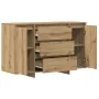Handcrafted Oak Sideboard Solid oak wood | Foro24.es | Tu tienda online para hogar, jardín y más Foro24.es