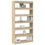 Sonoma Regal aus Eichenholz 100 x 30 x 198 cm von , Bücherregale und Regale - Ref: Foro24-3333926, Preis: 155,68 €, Rabatt: %