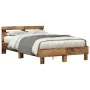 Armazón de Cama de Madera Elaborada Madera Vieja Madera de , Camas y somieres - Ref: Foro24-3333954, Precio: 142,01 €, Descue...