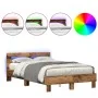 Armazón de Cama de Madera Elaborada Madera Vieja Madera de , Camas y somieres - Ref: Foro24-3333954, Precio: 142,01 €, Descue...