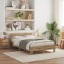 Oak Bed Frame Artisan Oak Solid Oak Wood by , Beds and slatted bases - Ref: Foro24-3333955, Price: 142,01 €, Discount: %