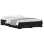 Bed with Drawers Black Oak 135x190 cm Engineered Wood | Foro24.es | Tu tienda online para hogar, jardín y más Foro24.es