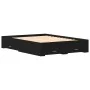 Bed with Drawers Black Oak 135x190 cm Engineered Wood | Foro24.es | Tu tienda online para hogar, jardín y más Foro24.es