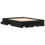 Bed with Drawers Black Oak 135x190 cm Engineered Wood | Foro24.es | Tu tienda online para hogar, jardín y más Foro24.es