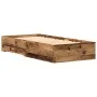 Old Wood Bed Frame 90x200 cm Manufactured Wood by , Beds and slatted bases - Ref: Foro24-3333987, Price: 125,16 €, Discount: %