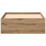 Estructura de Cama Artisan Roble 90x190 cm Madera Elaborada de , Camas y somieres - Ref: Foro24-3333991, Precio: 126,41 €, De...