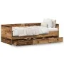 Rustic Trundle Bed of Old Wood Elaborated Wood 90 x 200 cm | Foro24.es | Tu tienda online para hogar, jardín y más Foro24.es