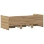 Day Bed Handmade Oak Crafted Wood 90 x 190 cm Durable by , Beds and slatted bases - Ref: Foro24-3333997, Price: 188,89 €, Dis...