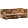 Ausziehbett mit Schublade Altholz 75 x 190 cm von , Betten und Lattenroste - Ref: Foro24-3334005, Preis: 202,59 €, Rabatt: %