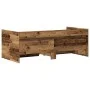 Ausziehbett mit Schublade Altholz 75 x 190 cm von , Betten und Lattenroste - Ref: Foro24-3334005, Preis: 202,59 €, Rabatt: %