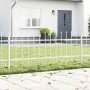 VidaXL Garden Fence with White Spear Tip 5.1x0.6 m Steel | Foro24.es | Tu tienda online para hogar, jardín y más Foro24.es