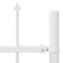VidaXL Garden Fence with White Spear Tip 6.8x1.5 m Steel | Foro24.es | Tu tienda online para hogar, jardín y más Foro24.es