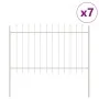 VidaXL Garden Fence with White Spear Tip 11.9x1.2 m Steel | Foro24.es | Tu tienda online para hogar, jardín y más Foro24.es