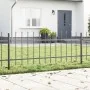 VidaXL Gartenzaun mit Speerspitze Grau 13,6x0,6 m Stahl | Foro24.es | Tu tienda online para hogar, jardín y más Foro24.es