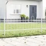 Gartenzaun mit weißer Bogenspitze 13,6x0,6 m aus Stahl | Foro24.es | Tu tienda online para hogar, jardín y más Foro24.es