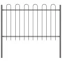 Garden fence with arch-shaped top, gray, 15.3x0.8 m, steel | Foro24.es | Tu tienda online para hogar, jardín y más Foro24.es