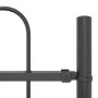 Garden fence with arch-shaped top, gray, 15.3x0.8 m, steel | Foro24.es | Tu tienda online para hogar, jardín y más Foro24.es